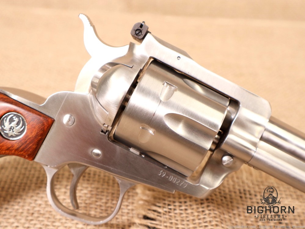 Ruger New Model Blackhawk 6-Shot Satin Stainless .357mag 4.62" SA Revolver-img-13