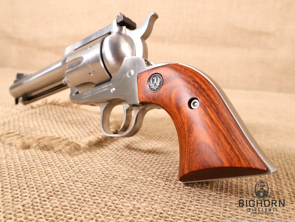 Ruger New Model Blackhawk 6-Shot Satin Stainless .357mag 4.62" SA Revolver-img-4