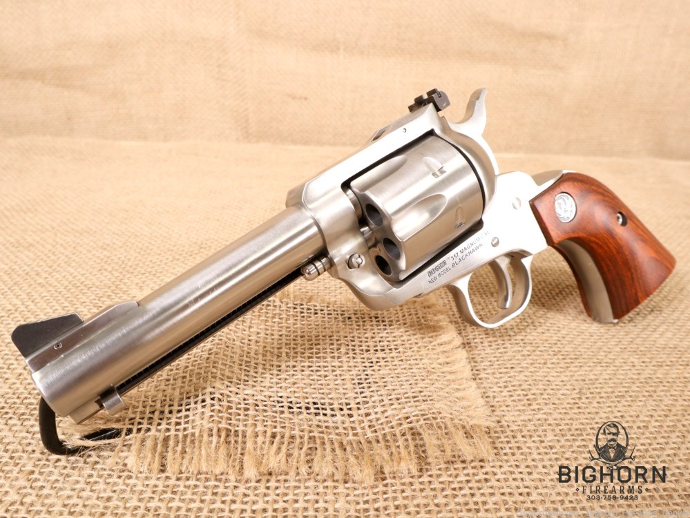 Ruger New Model Blackhawk 6-Shot Satin Stainless .357mag 4.62" SA Revolver-img-5