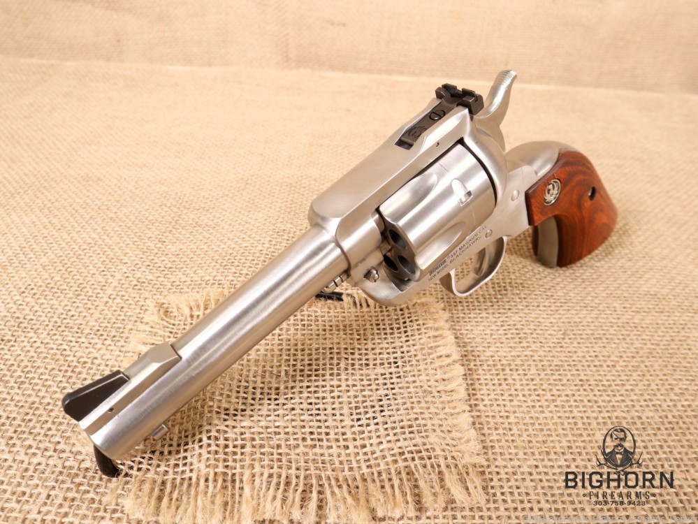 Ruger New Model Blackhawk 6-Shot Satin Stainless .357mag 4.62" SA Revolver-img-6