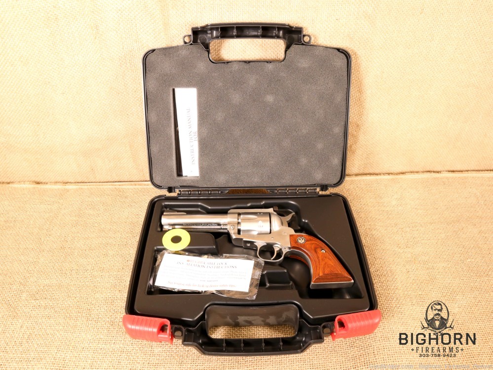 Ruger New Model Blackhawk 6-Shot Satin Stainless .357mag 4.62" SA Revolver-img-2