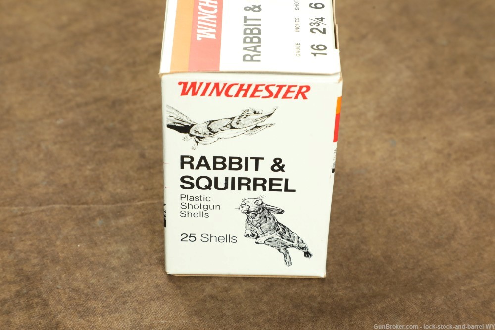 250x Winchester 16 Ga. 2 3/4" #6 Shot Rabbit & Squirrel Shotgun Ammo -img-9
