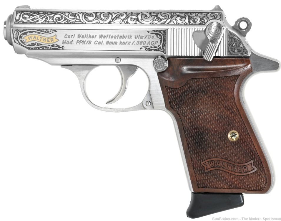 Walther PPK/S Meister Gold Ribbon Edition .380 ACP 3.35" Engraved 4796016-img-1
