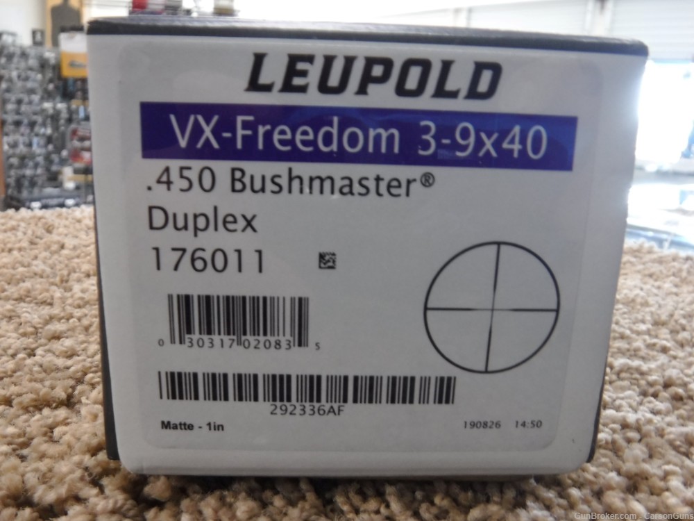 LEUPOLD VX-FREEDOM 3-9X40 SCOPE .450 BUSHMASTER "LNIB"-img-16