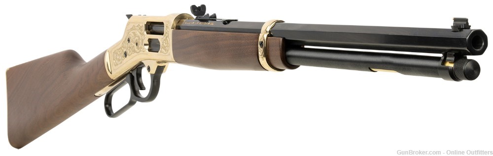 Henry H006GD Big Boy Side Gate Deluxe 44 Mag Lever Action 20" 10+1 Engraved-img-2