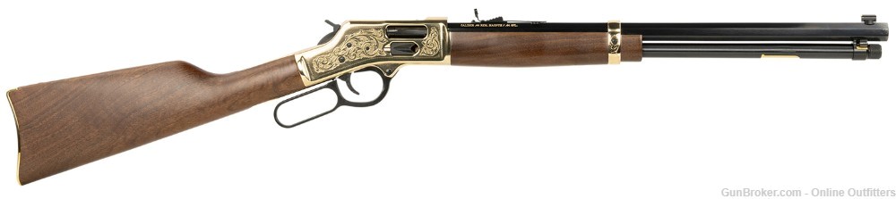 Henry H006GD Big Boy Side Gate Deluxe 44 Mag Lever Action 20" 10+1 Engraved-img-0