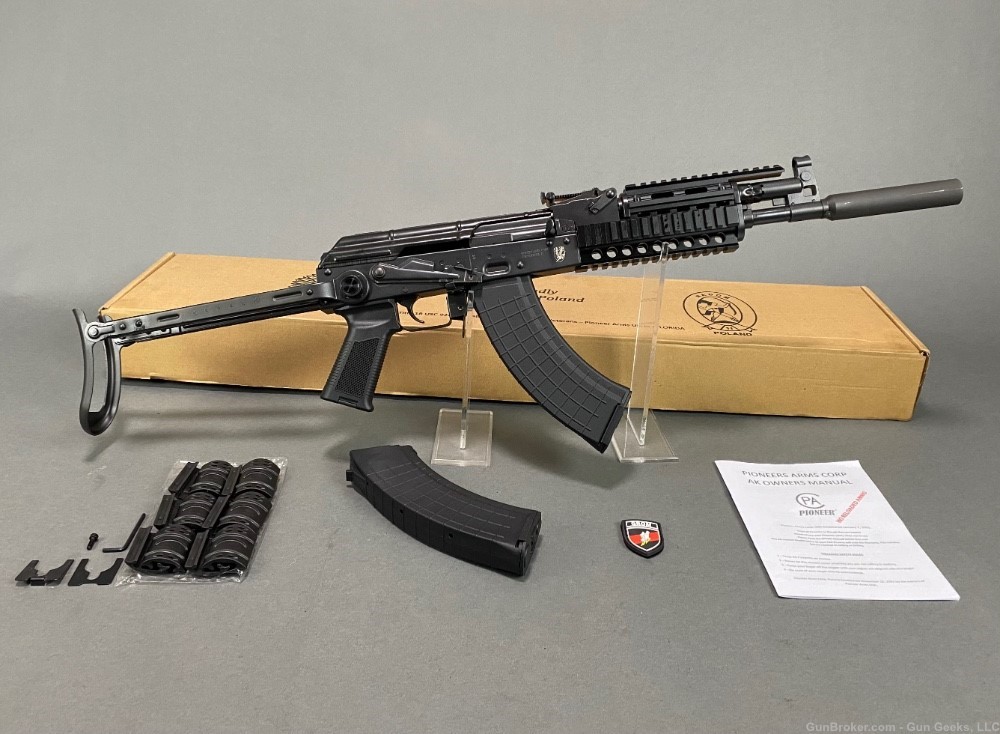 NEW Pioneer Arms GROM tactical under folder AK47 7.62x39 Polish AKM AKMS-img-0