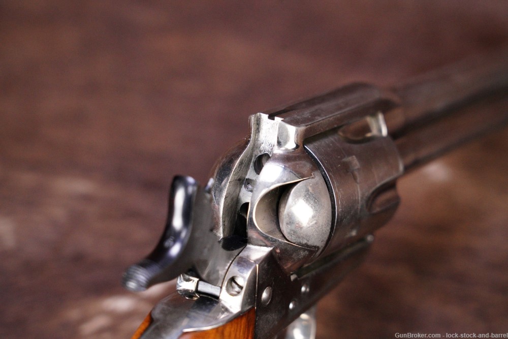 Uberti Iver Johnson Cattleman Nickel .45 Colt 7.5” Single Action Revolver-img-17
