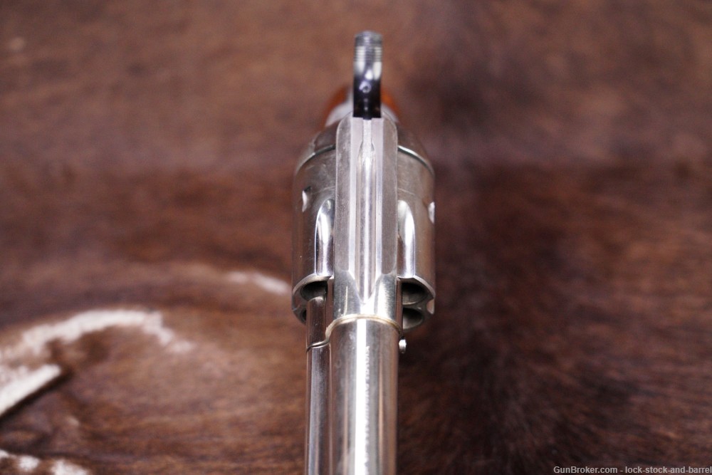 Uberti Iver Johnson Cattleman Nickel .45 Colt 7.5” Single Action Revolver-img-9
