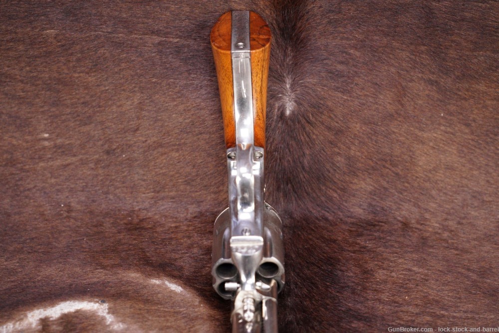 Uberti Iver Johnson Cattleman Nickel .45 Colt 7.5” Single Action Revolver-img-4