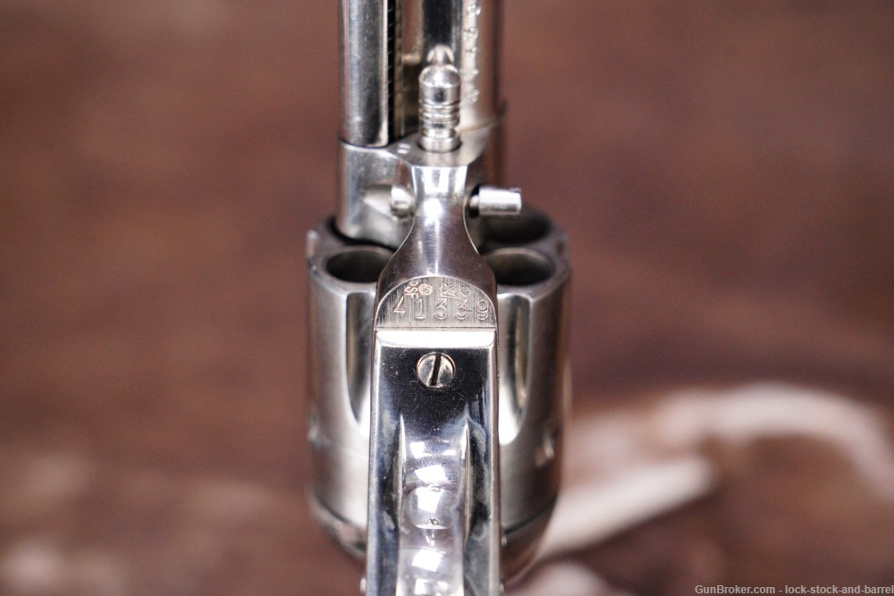 Uberti Iver Johnson Cattleman Nickel .45 Colt 7.5” Single Action Revolver-img-12