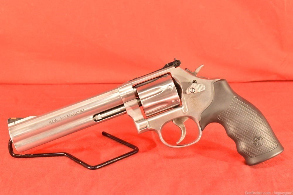 S&W Model 686 Plus 357 Mag 38 Spl 7rds 6" 164198 Stainless L Frame 686-Plus-img-2