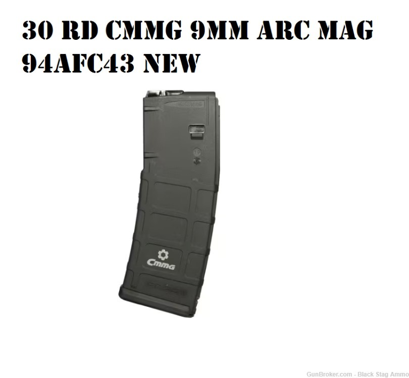 New CMMG 94afc43 Mag 9mm Arc 30 rd-img-0