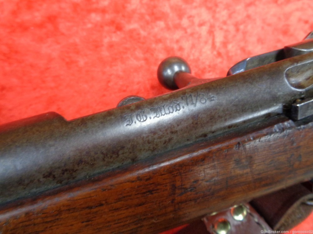 ANTIQUE 1887 Mauser Gewehr IG Model 71/84 11mm Rifle 1871 84 Germany TRADE!-img-12