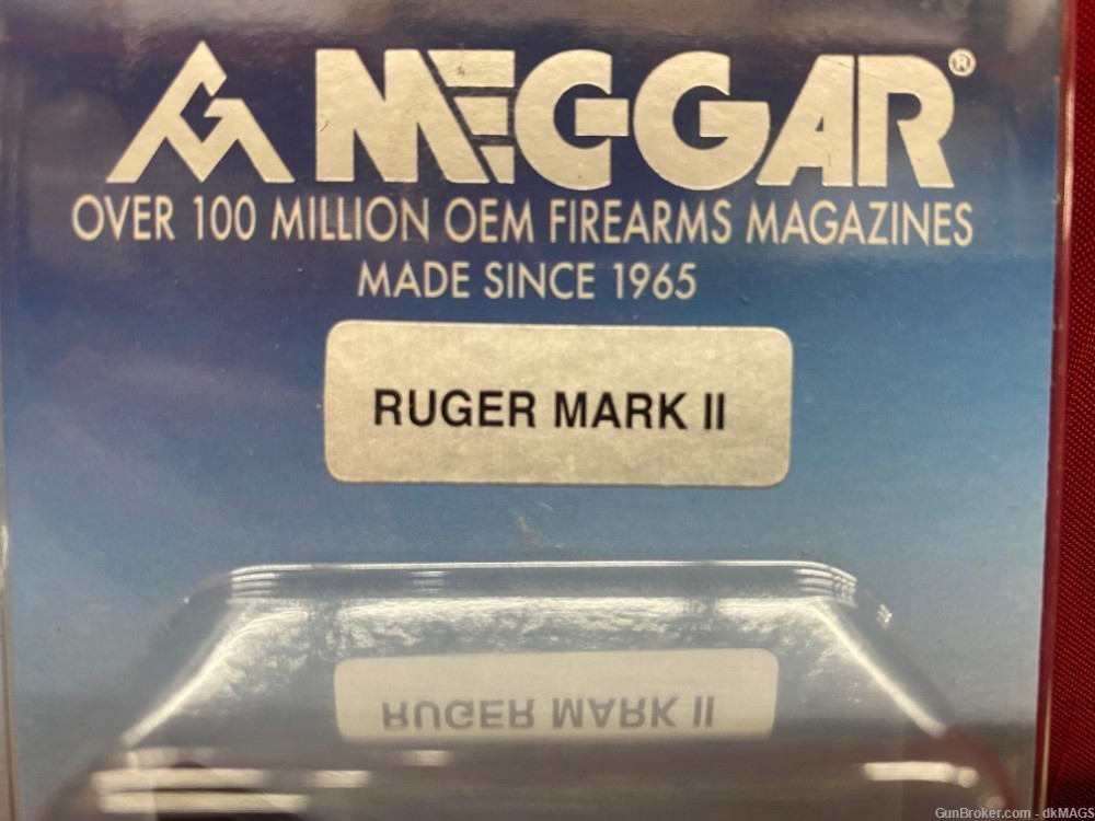 2 Ruger Mark MK II 10 Round .22lr Magazines-img-1