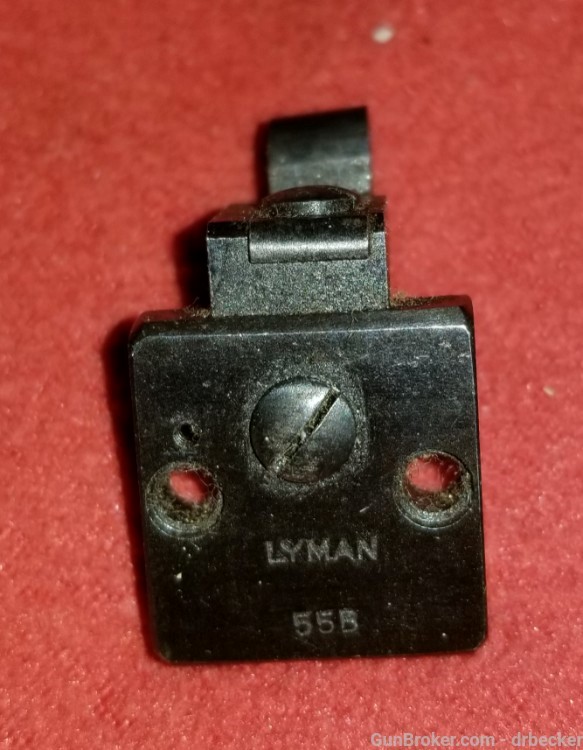 Lyman 55B receiver sight original parts-img-1