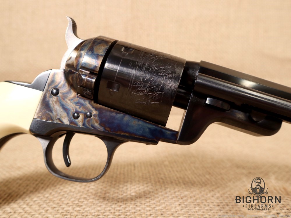 Uberti Model 1851 Navy "WILD BILL" 7.5" 6-shot Revolver .38 Special W/ BOX-img-11