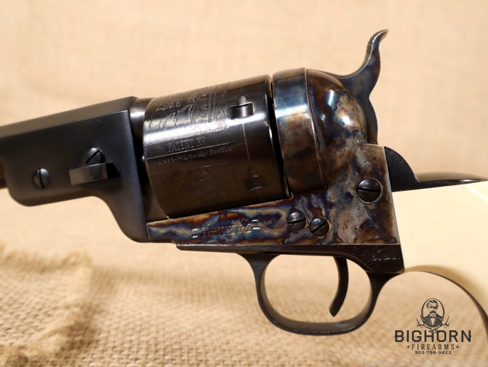 Uberti Model 1851 Navy "WILD BILL" 7.5" 6-shot Revolver .38 Special W/ BOX-img-5