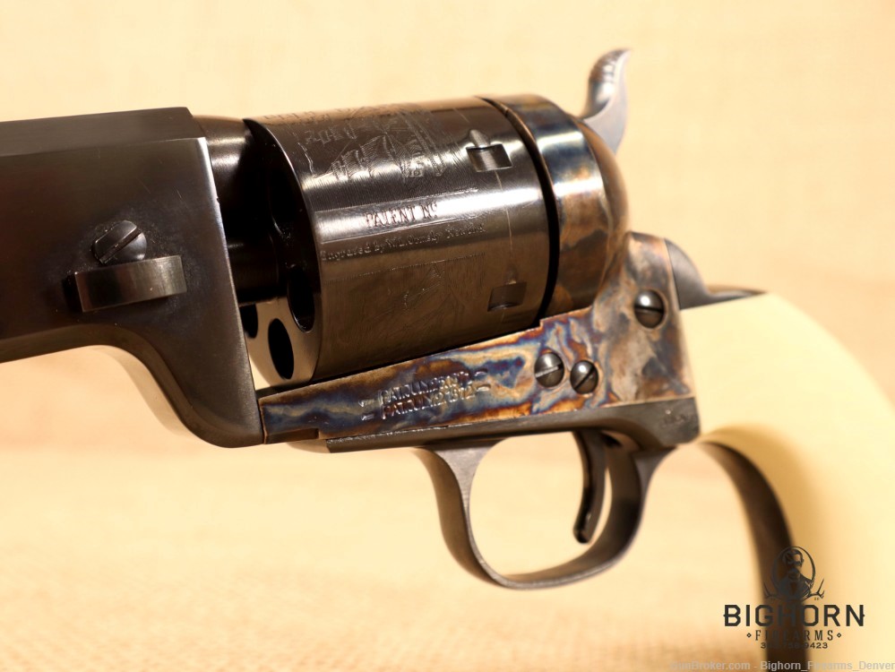 Uberti Model 1851 Navy "WILD BILL" 7.5" 6-shot Revolver .38 Special W/ BOX-img-21