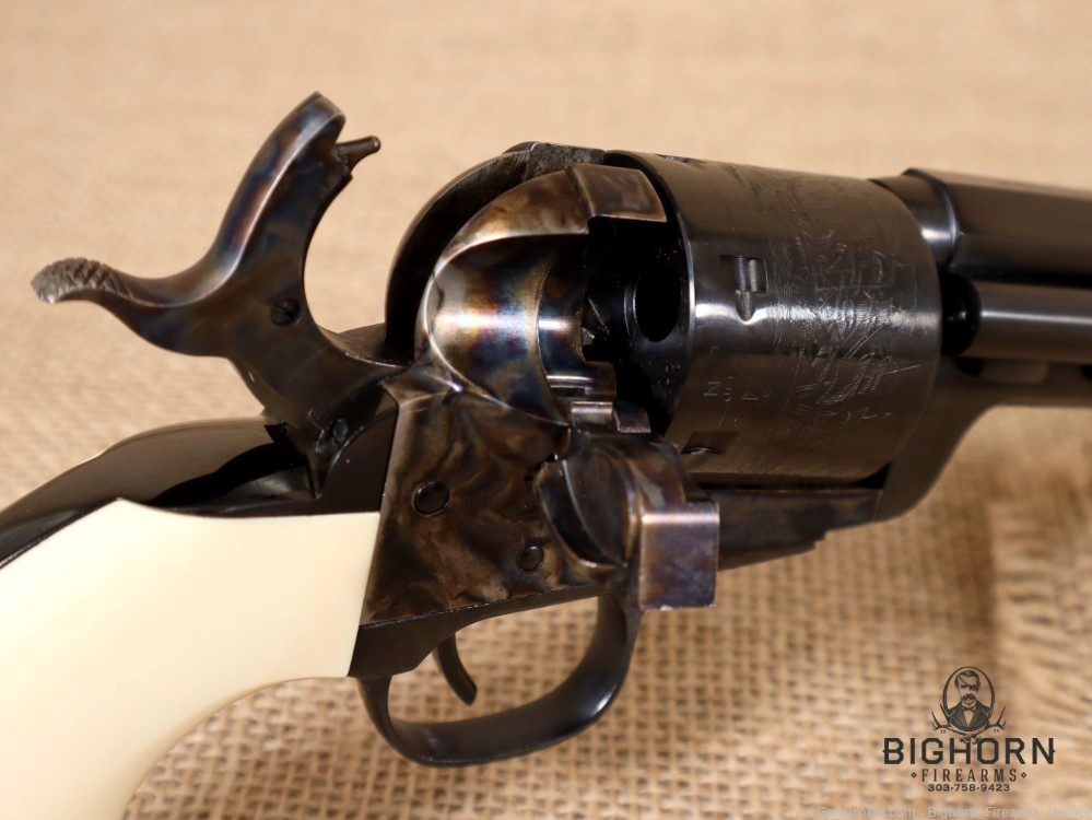 Uberti Model 1851 Navy "WILD BILL" 7.5" 6-shot Revolver .38 Special W/ BOX-img-26