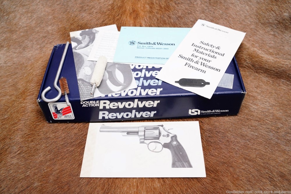 Lew Horton Smith & Wesson S&W Model 629-1 103610 .44 Mag 3" Revolver 1986-img-18