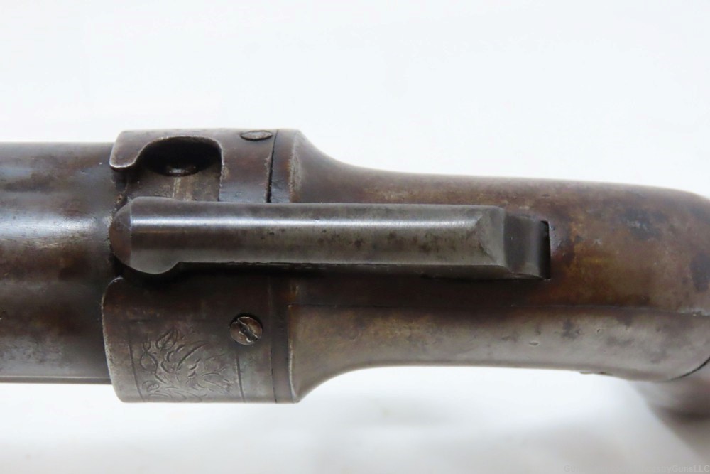 c1850s ALLEN & WHEELOCK PEPPERBOX Revolver CIVIL WAR BRIGHAM YOUNG  Antique-img-6