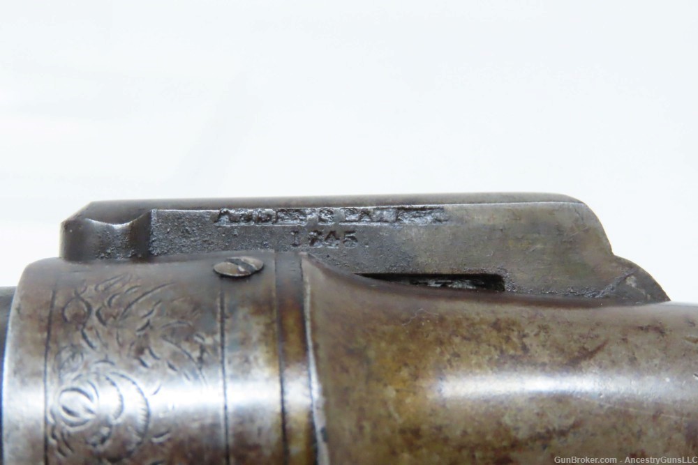 c1850s ALLEN & WHEELOCK PEPPERBOX Revolver CIVIL WAR BRIGHAM YOUNG  Antique-img-7