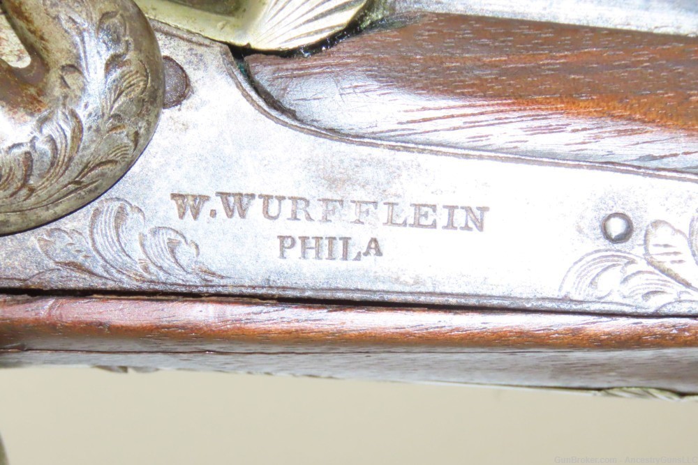 Scarce ENGRAVED Antique W. WURFFLEIN “Creedmoor” Parlor & Gallery Gun-img-15