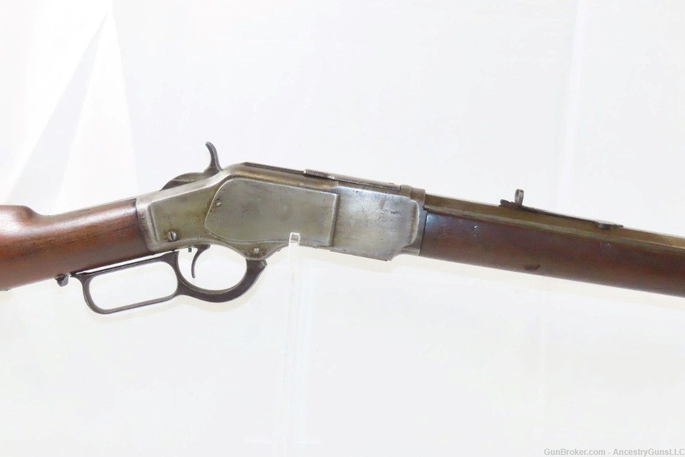 SCARCE Antique WINCHESTER Model 1873 .22 Short Caliber LEVER ACTION Rifle  -img-17