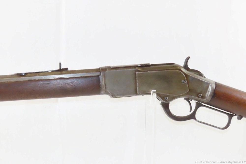 SCARCE Antique WINCHESTER Model 1873 .22 Short Caliber LEVER ACTION Rifle  -img-3