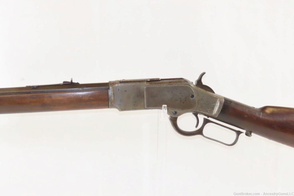 1899 Scarce WINCHESTER Model 1873 .22 Short Caliber LEVER ACTION Rifle C&R -img-3