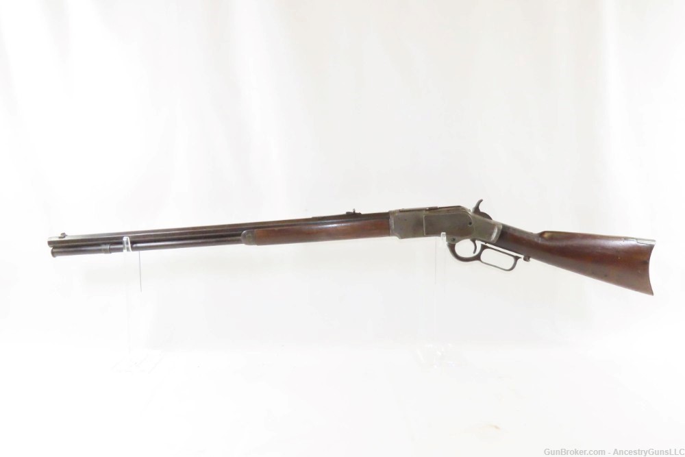 1899 Scarce WINCHESTER Model 1873 .22 Short Caliber LEVER ACTION Rifle C&R -img-1