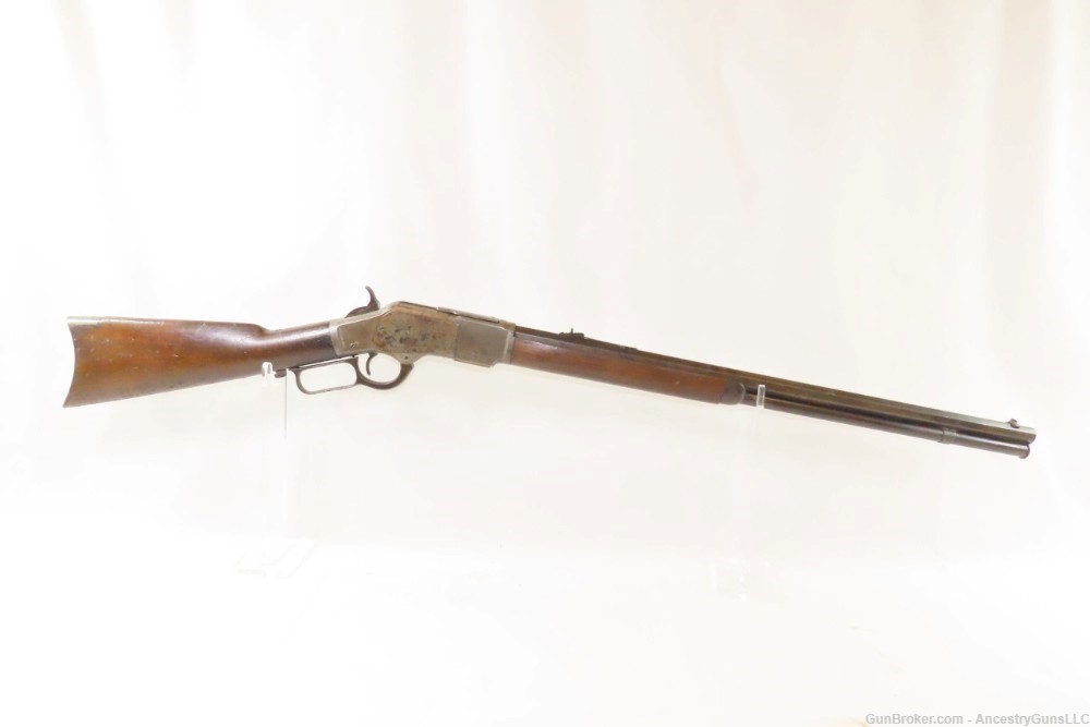 1899 Scarce WINCHESTER Model 1873 .22 Short Caliber LEVER ACTION Rifle C&R -img-14