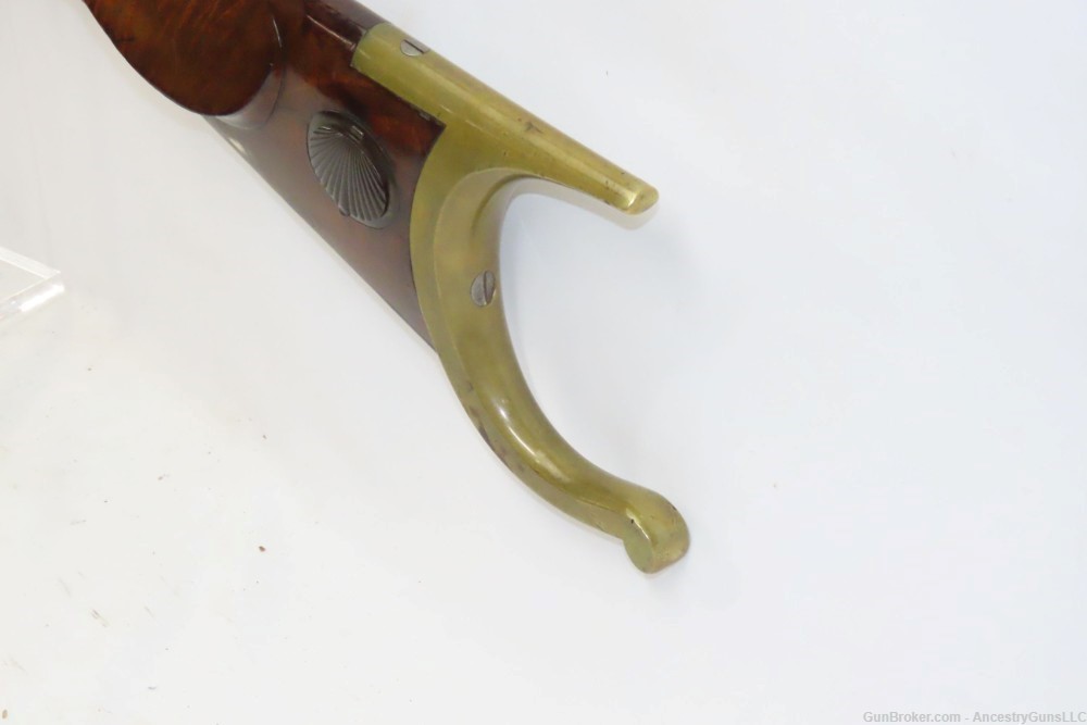 Antique JOHN WURFFLEIN .415 Caliber Percussion TARGET Rifle Schuetzen Phila-img-17