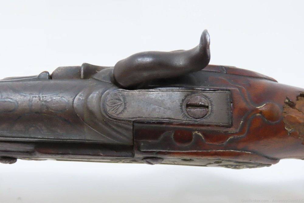 c1710 VIENNA, AUSTRIAN Antique JOHAN WAS in Wien Belt Pistol .50 Caliber   -img-11