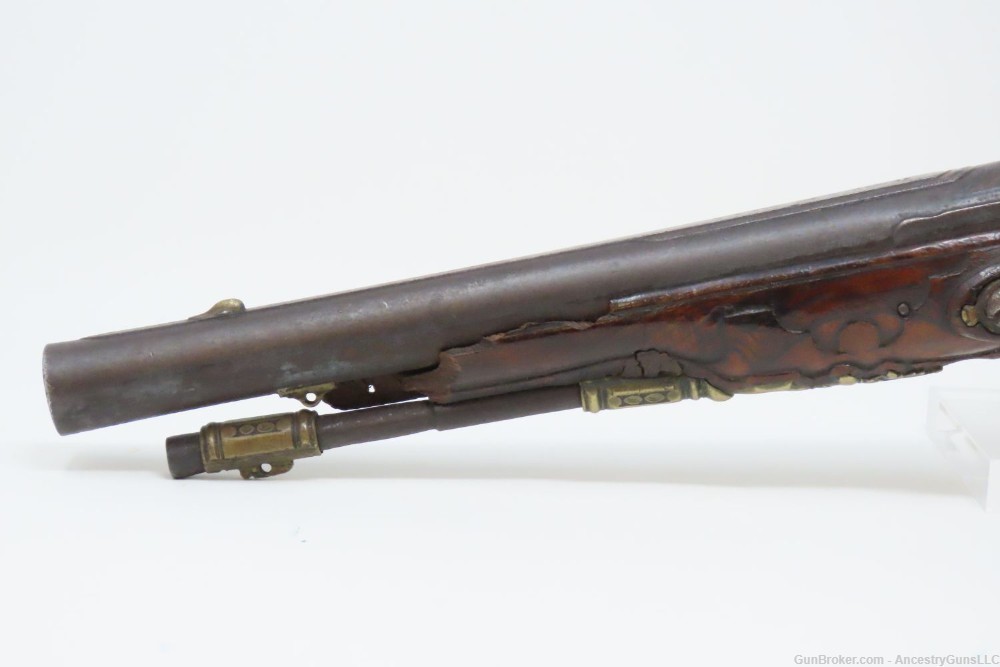 c1710 VIENNA, AUSTRIAN Antique JOHAN WAS in Wien Belt Pistol .50 Caliber   -img-18