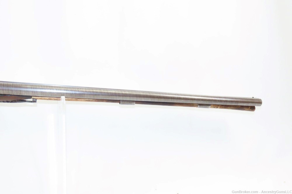 Antique CASED & Engraved MANTON Percussion DOUBLE BARREL SxS HAMMER Shotgun-img-18