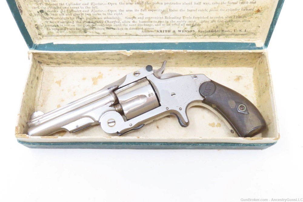 Antique SMITH & WESSON 1st Model “BABY RUSSIAN” .38 S&W Caliber Revolver   -img-2