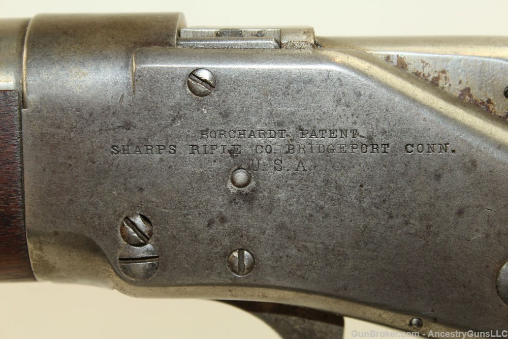 RARE SHARPS Model 1878 BORCHARDT “SPORTING” Rifle-img-7