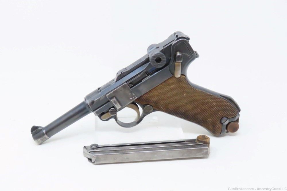 Iconic Post-WORLD WAR I Era DWM 7.65mm c1920 mfr. GERMAN LUGER C&R Pistol-img-1