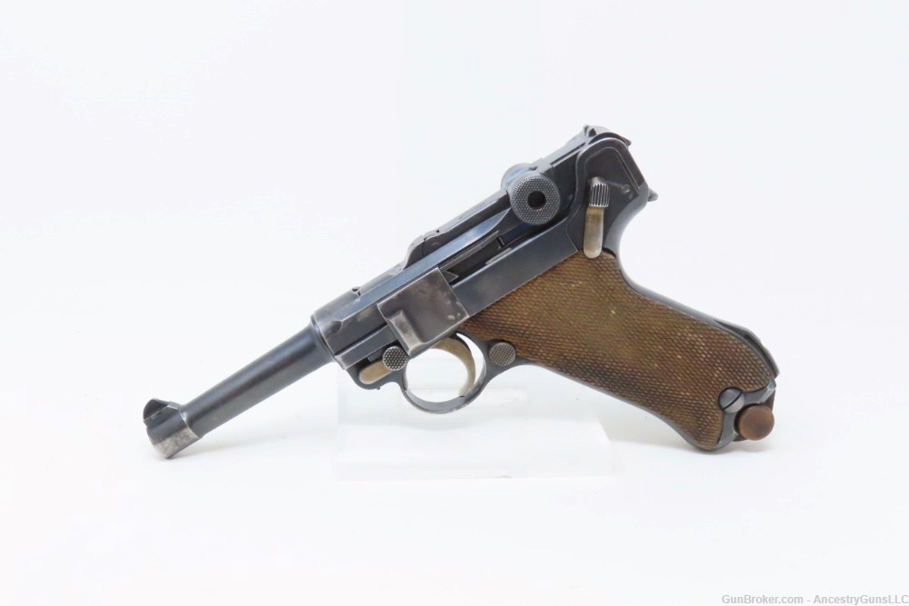 Iconic Post-WORLD WAR I Era DWM 7.65mm c1920 mfr. GERMAN LUGER C&R Pistol-img-2