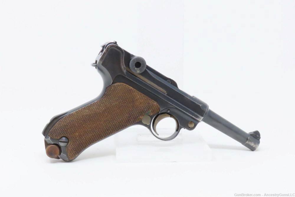 Iconic Post-WORLD WAR I Era DWM 7.65mm c1920 mfr. GERMAN LUGER C&R Pistol-img-16