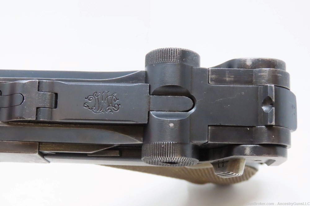 Iconic Post-WORLD WAR I Era DWM 7.65mm c1920 mfr. GERMAN LUGER C&R Pistol-img-8