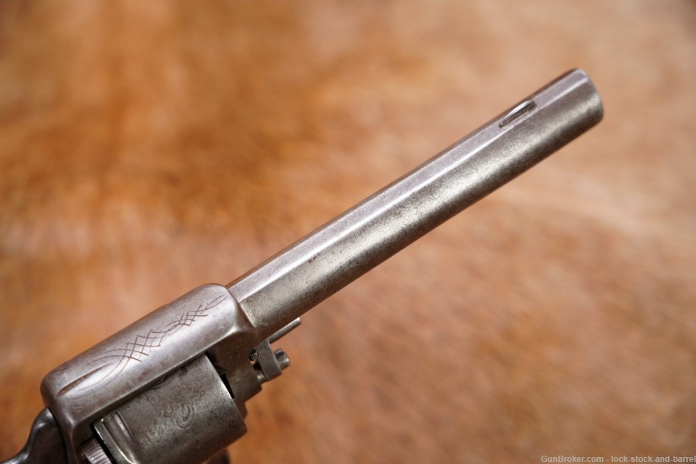 Belgian Lrg Frame Bulldog Clone .455? Caliber Dbl Action SA/DA Revolver C&R-img-14