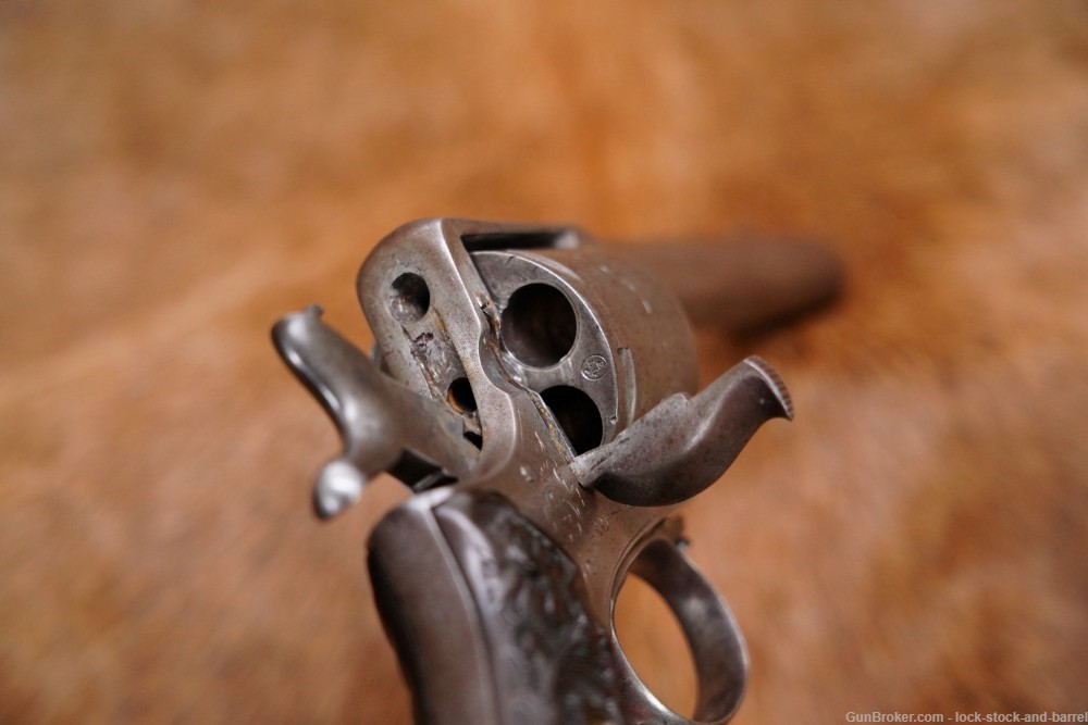 Belgian Lrg Frame Bulldog Clone .455? Caliber Dbl Action SA/DA Revolver C&R-img-10