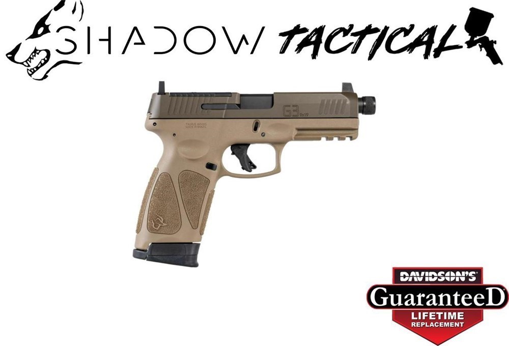 Taurus G3 T.O.R.O. Tactical 9MM 4.5" 17-RD Semi-Auto Pistol-img-0