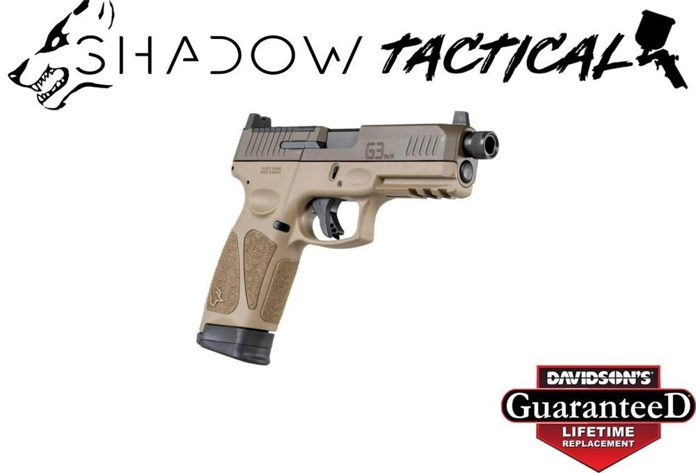 Taurus G3 T.O.R.O. Tactical 9MM 4.5" 17-RD Semi-Auto Pistol-img-1