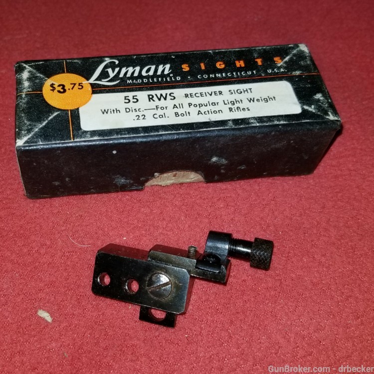 Lyman 55 RWS receiver  sight new in box-img-0