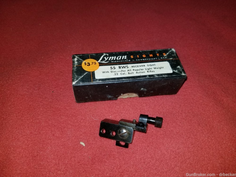 Lyman 55 RWS receiver  sight new in box-img-5