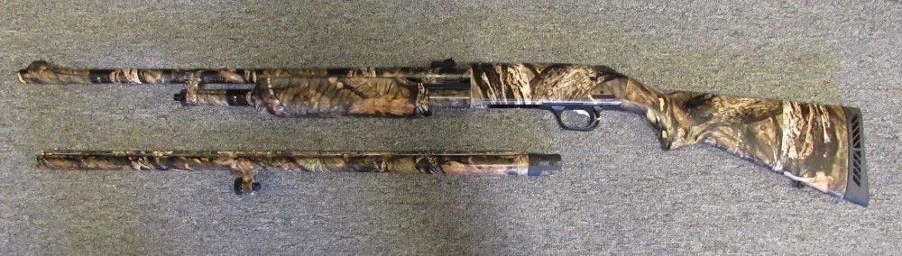 Mossberg 500 20 GA shotgun with shot barrel and slug barrel-img-0